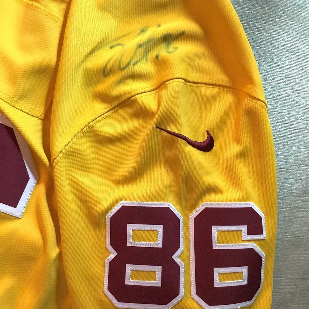 WASHINGTON REDSKINS Jordan Reed # 86 Signed Official NFL Nike Football Jersey - Picture 7 of 13